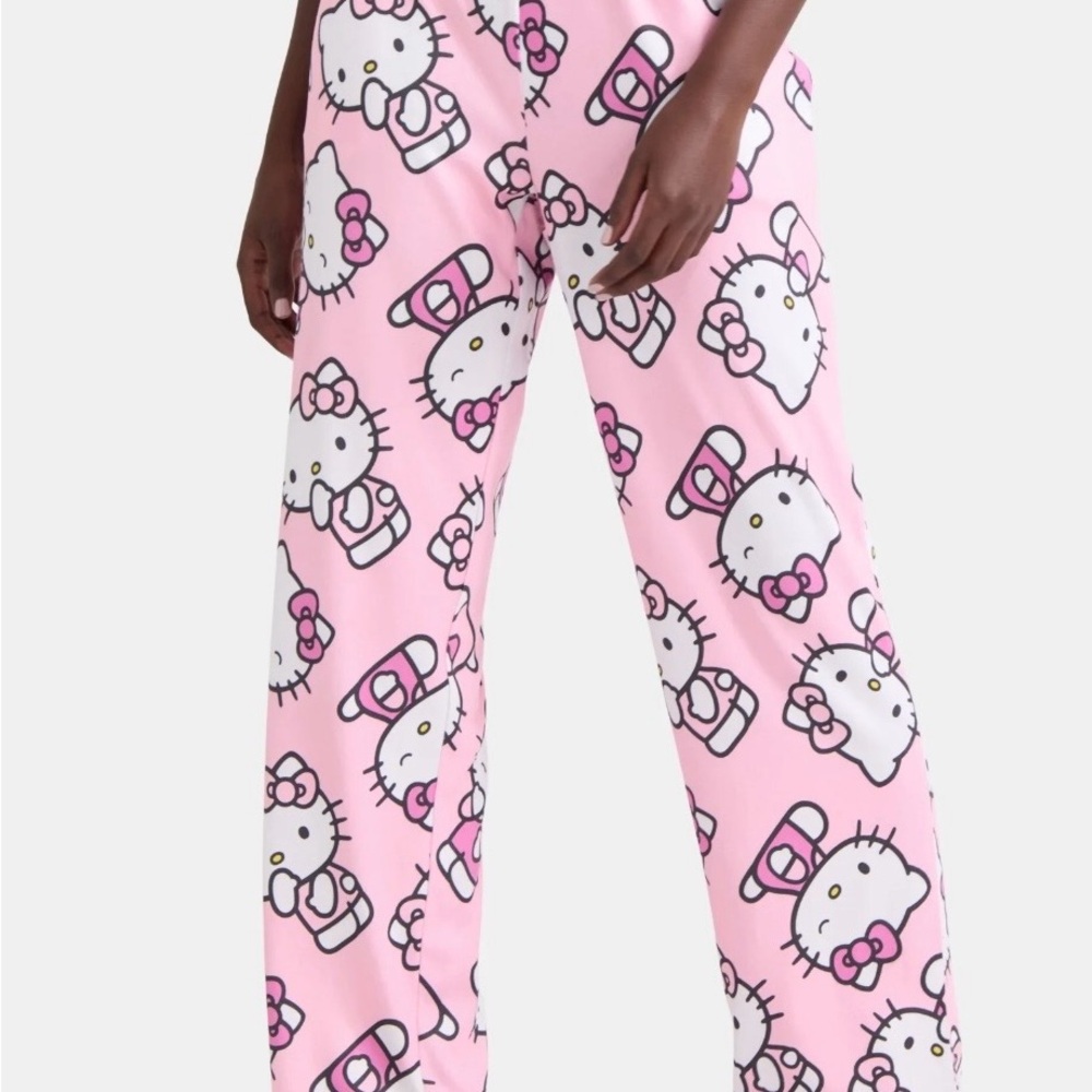 Hello Kitty Pink Pajama Pants